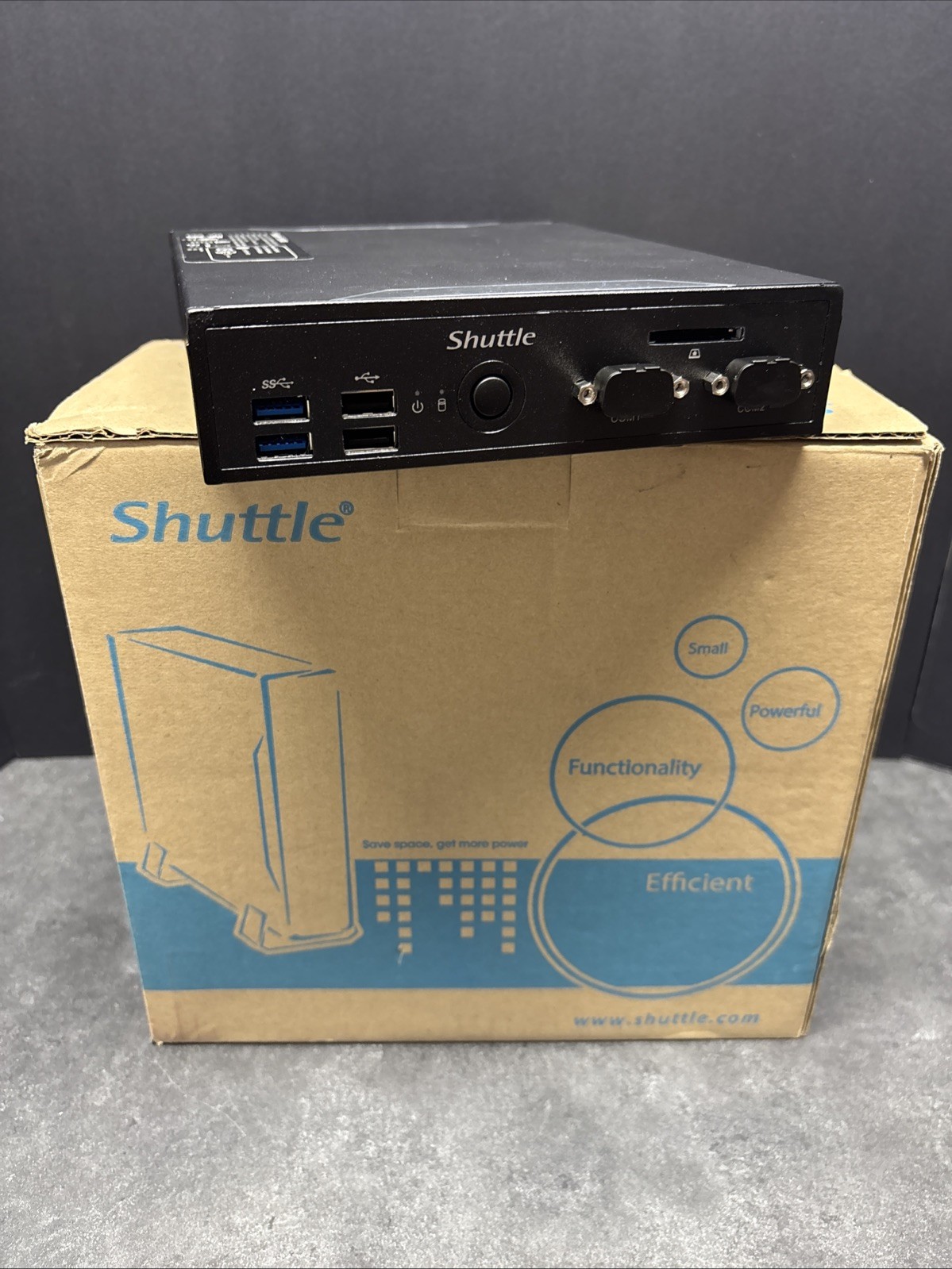 Brand NEW Shuttle XPC Slim DS67U mini BLACK LINUX SOFTWARE