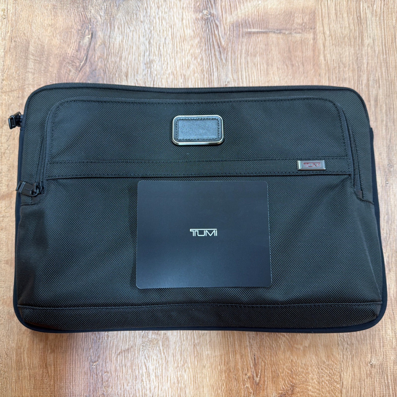 Tumi Ballistic Nylon Zippered Laptop Sleeve - Black - 14.75" - Lightly Used
