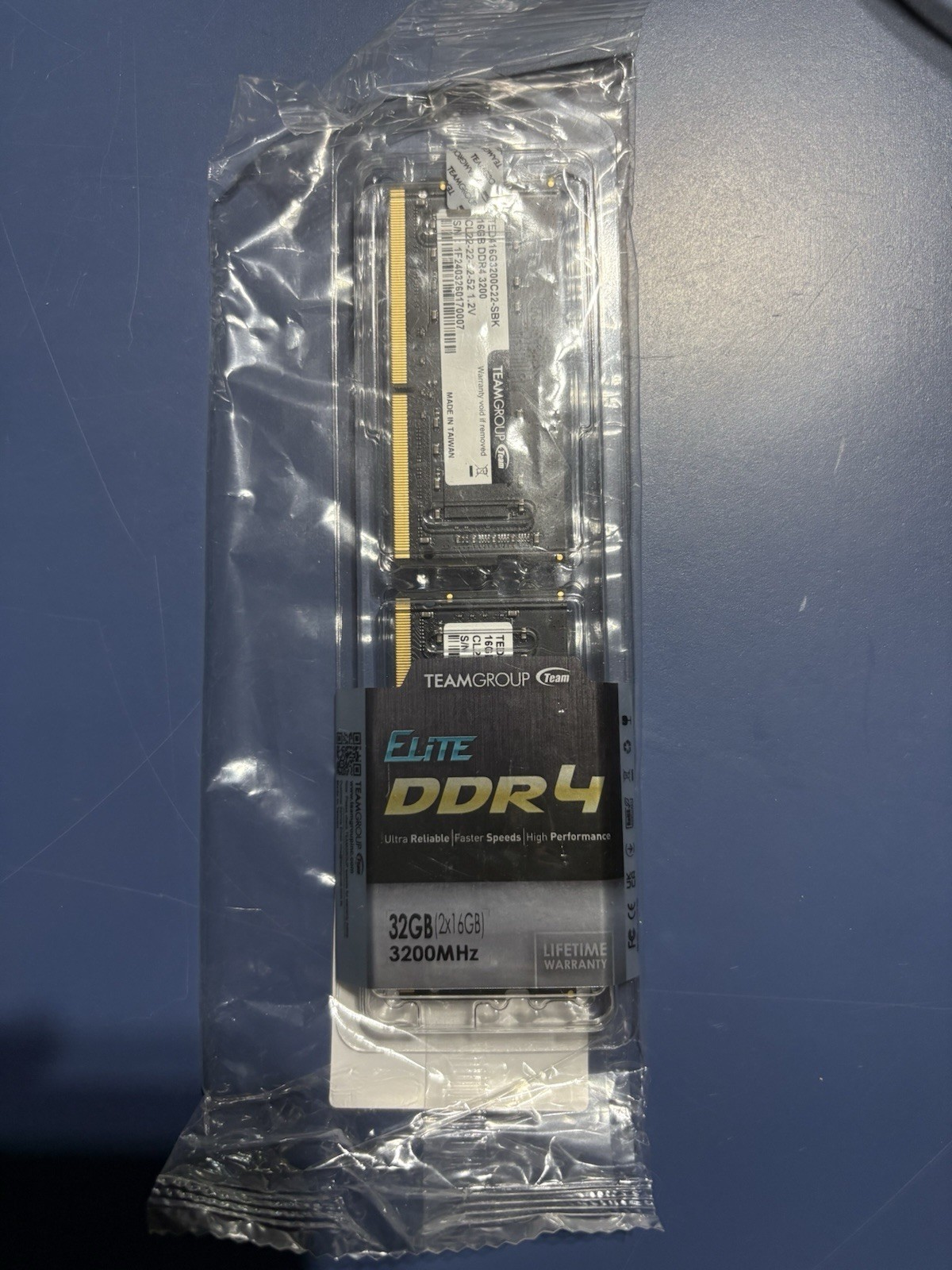 TEAMGROUP Elite 32GB 2x16GB DDR4 3200MHz SODIMM Laptop RAM CL22 NEW SEALED