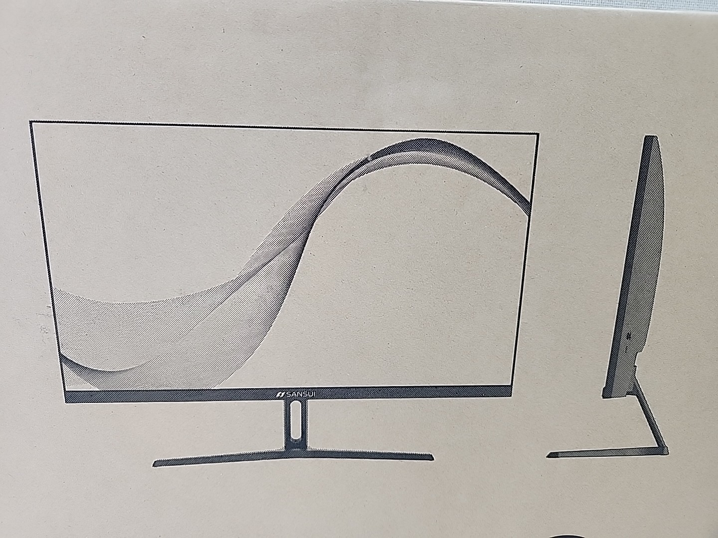NEW Sansui ES-24F2C Monitor 24"
