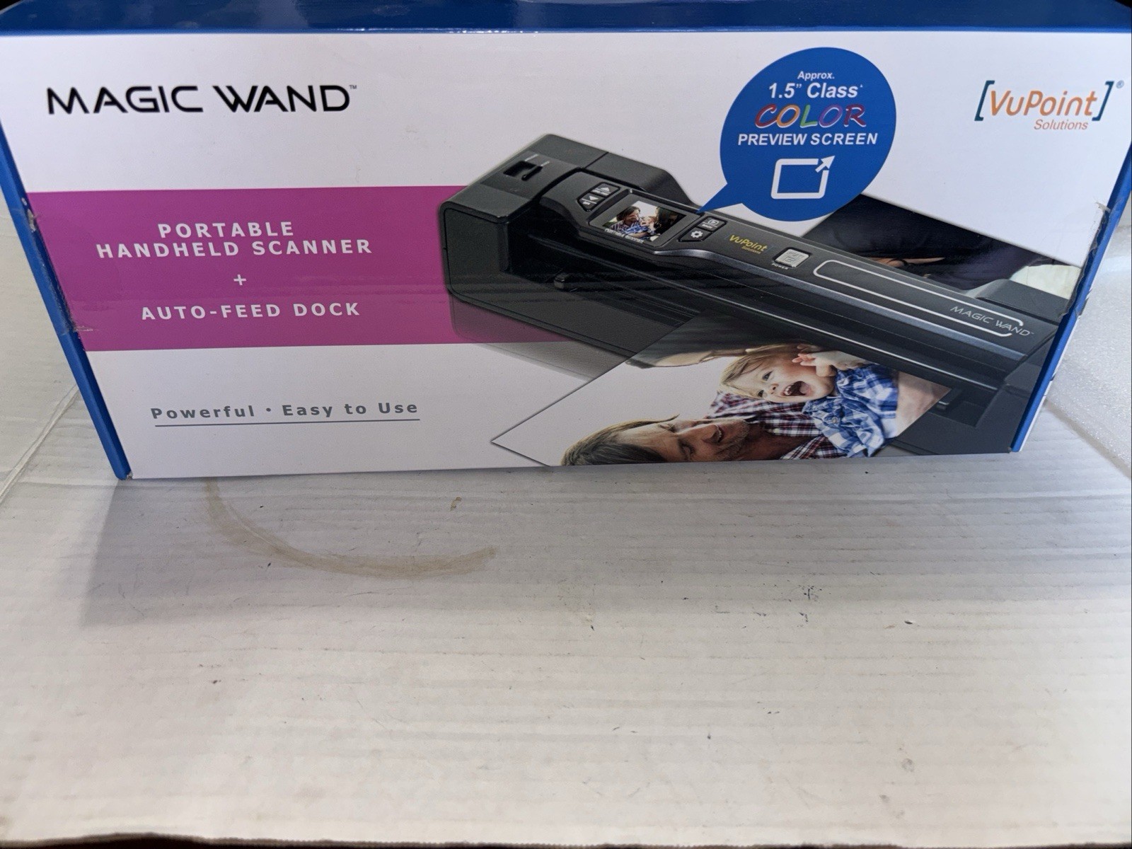VuPoint Magic Wand Portable Handheld Scanner PDSDK-ST470-VP -NEW