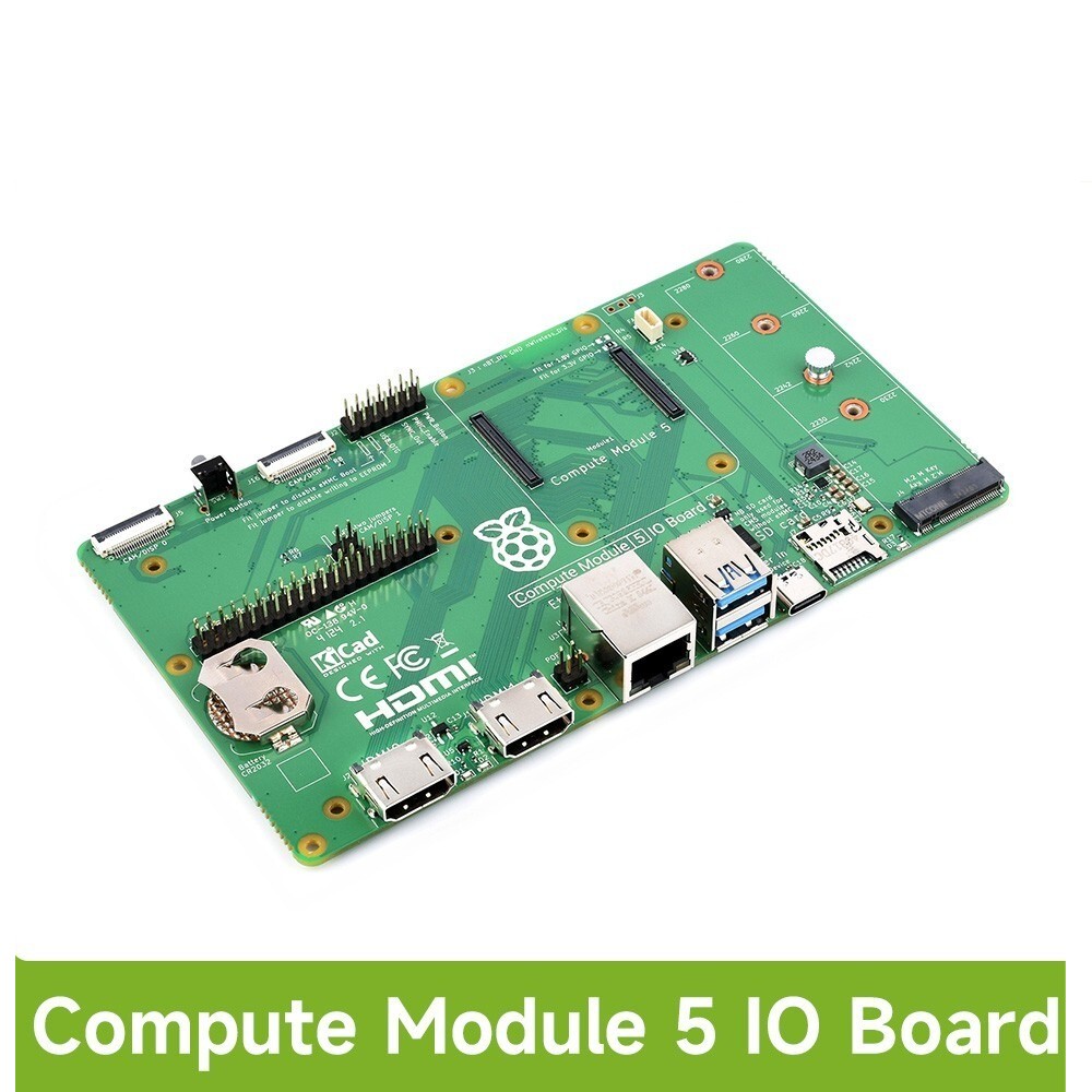 Official Raspberry Pi Compute Module 5 IO Board, A Development Platform And Refe