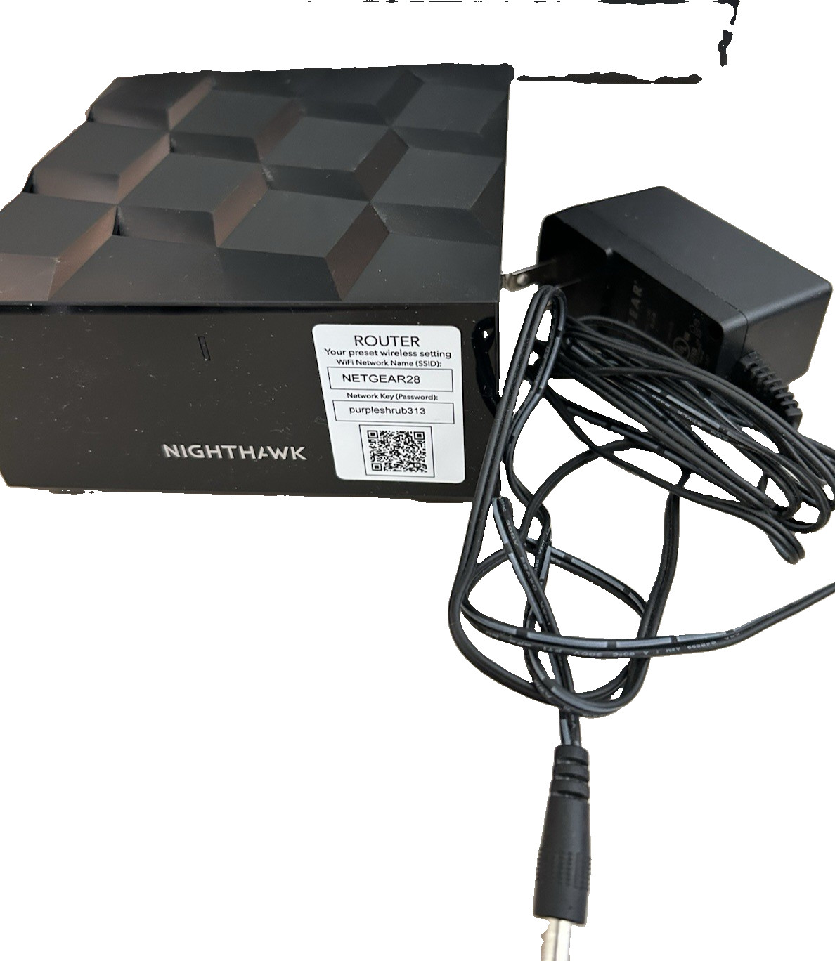NightHawk Mesh WiFi 6 Router MR60  Black