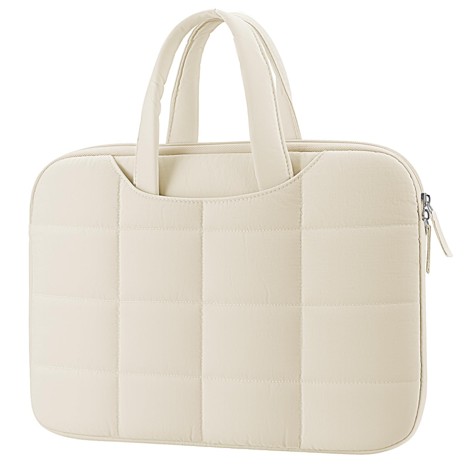 FINPAC Laptop Sleeve Case for MacBook Neo 13 Inch MacBook Air 13.6” Beige