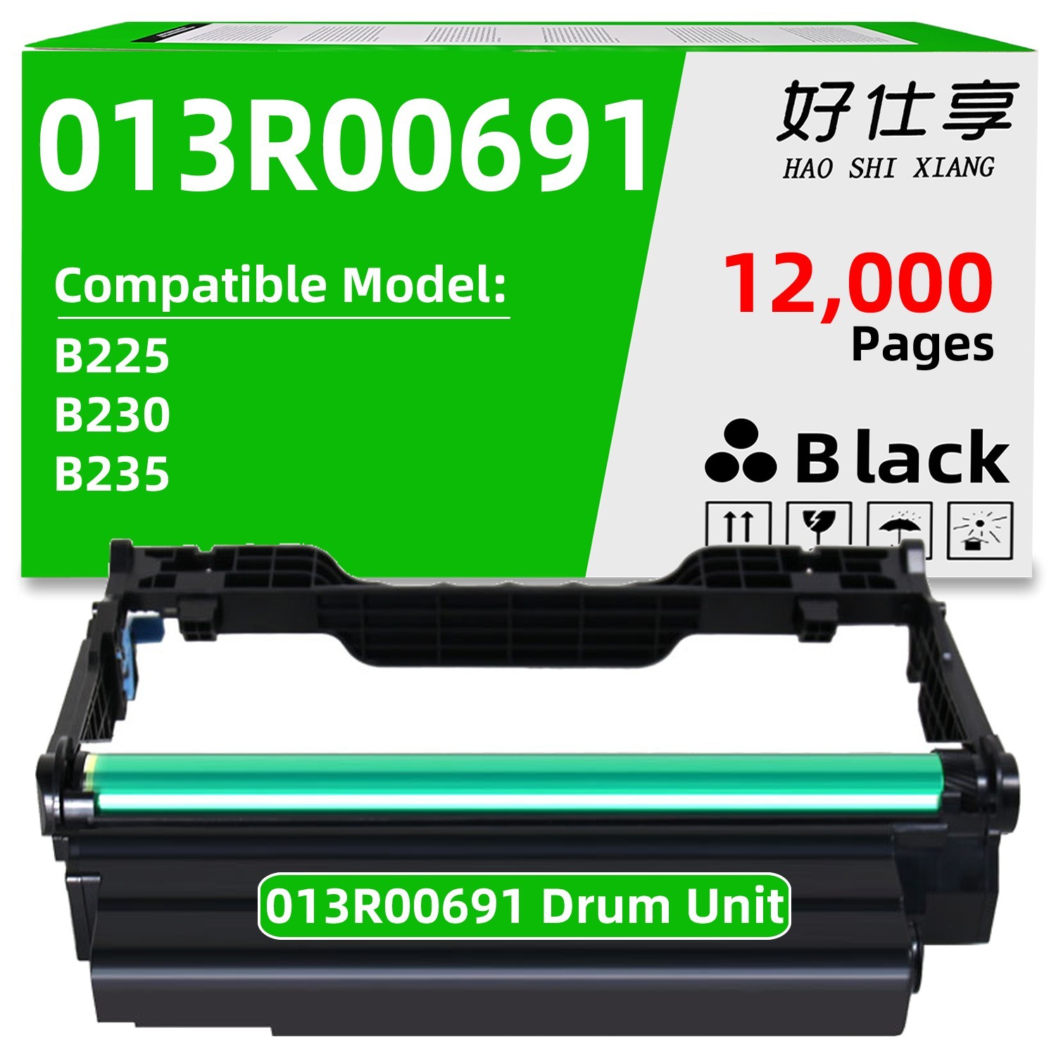 B230 Drum Unit Compatible for Xerox 013R00691 B225 B230 B235 12000Pages