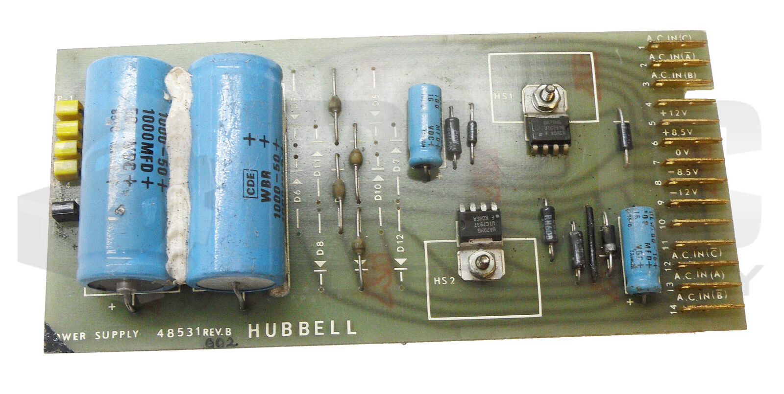 HUBBELL 48531 POWER SUPPLY CIRCUIT BOARD 48531-002