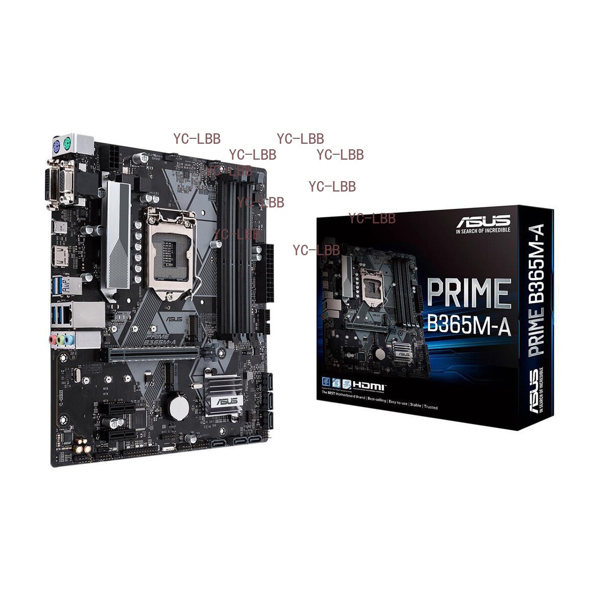 ASUS PRIME B365M-A LGA-1151 DDR4 M.2 Support HDMI SATA 6Gbps mATX Motherboard