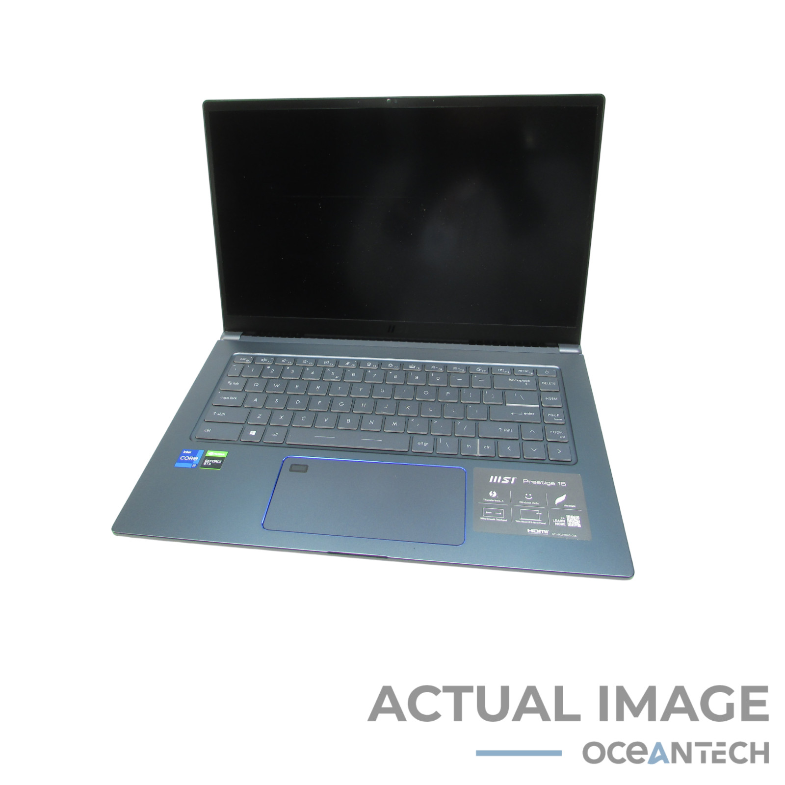 MSI Prestige 15 A11SCX 15” i7-1185G7 3.0GHz 16GB 512TB SSD No OS/AC GTX 1650