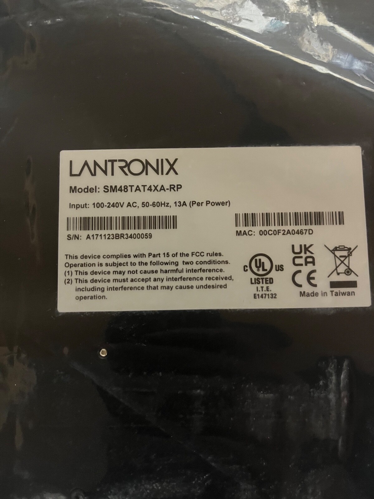 Transition Networks SM48TAT4XA-RP-NA Managed Gigabit Ethernet PoE  Switch