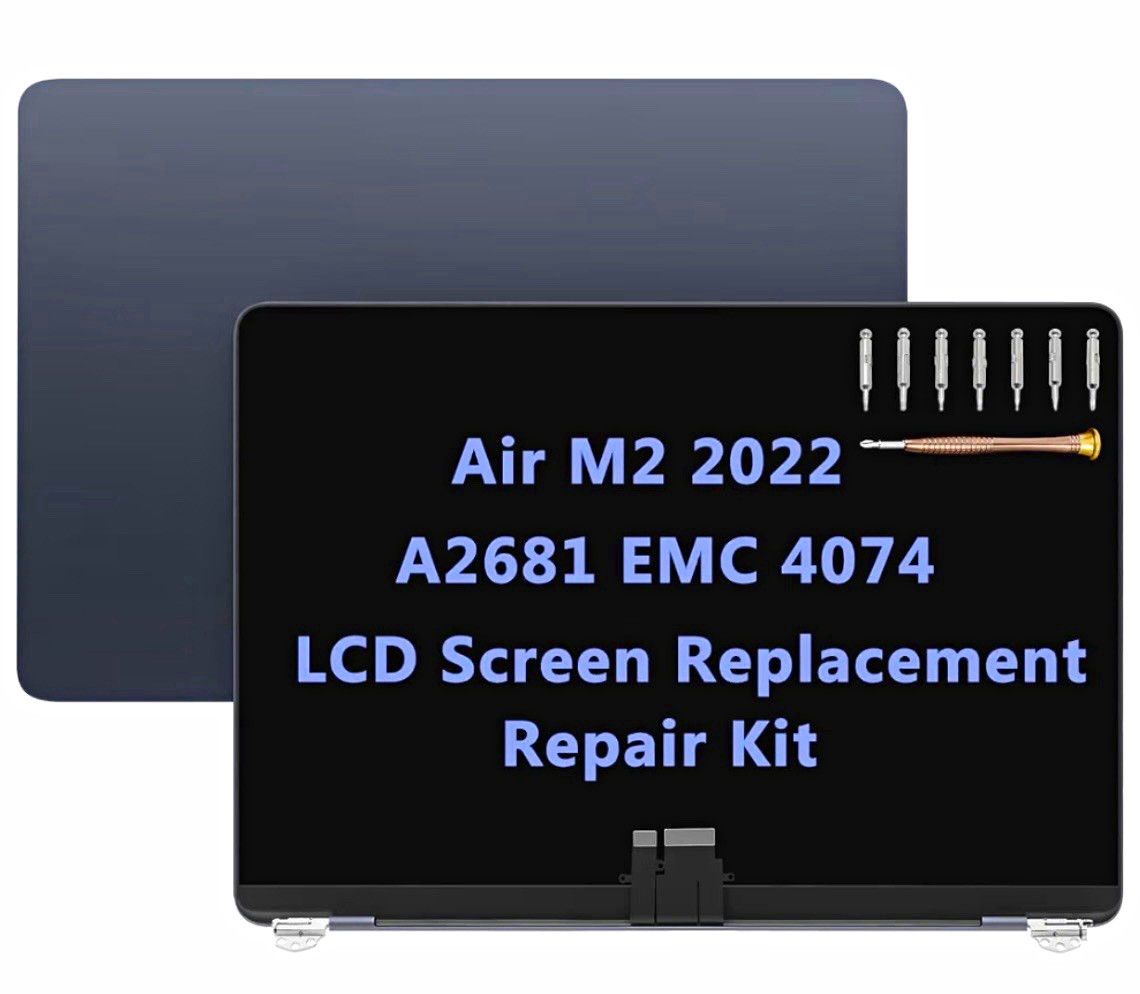 MacBook Air M2 2022 A2681/EMC 4074 13.6in LED LCD Screen midnight /blue