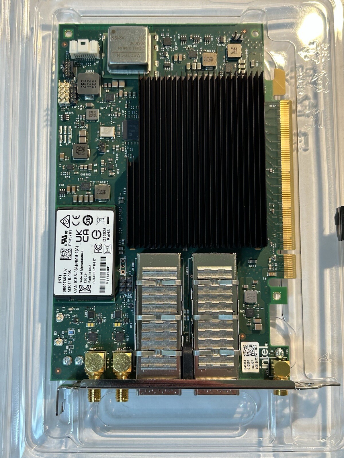 Intel E810-CQDA2TGG1 Dual Port QSFP28 100 Gig Ethernet Card 100GB/S GNSS - DV2V9