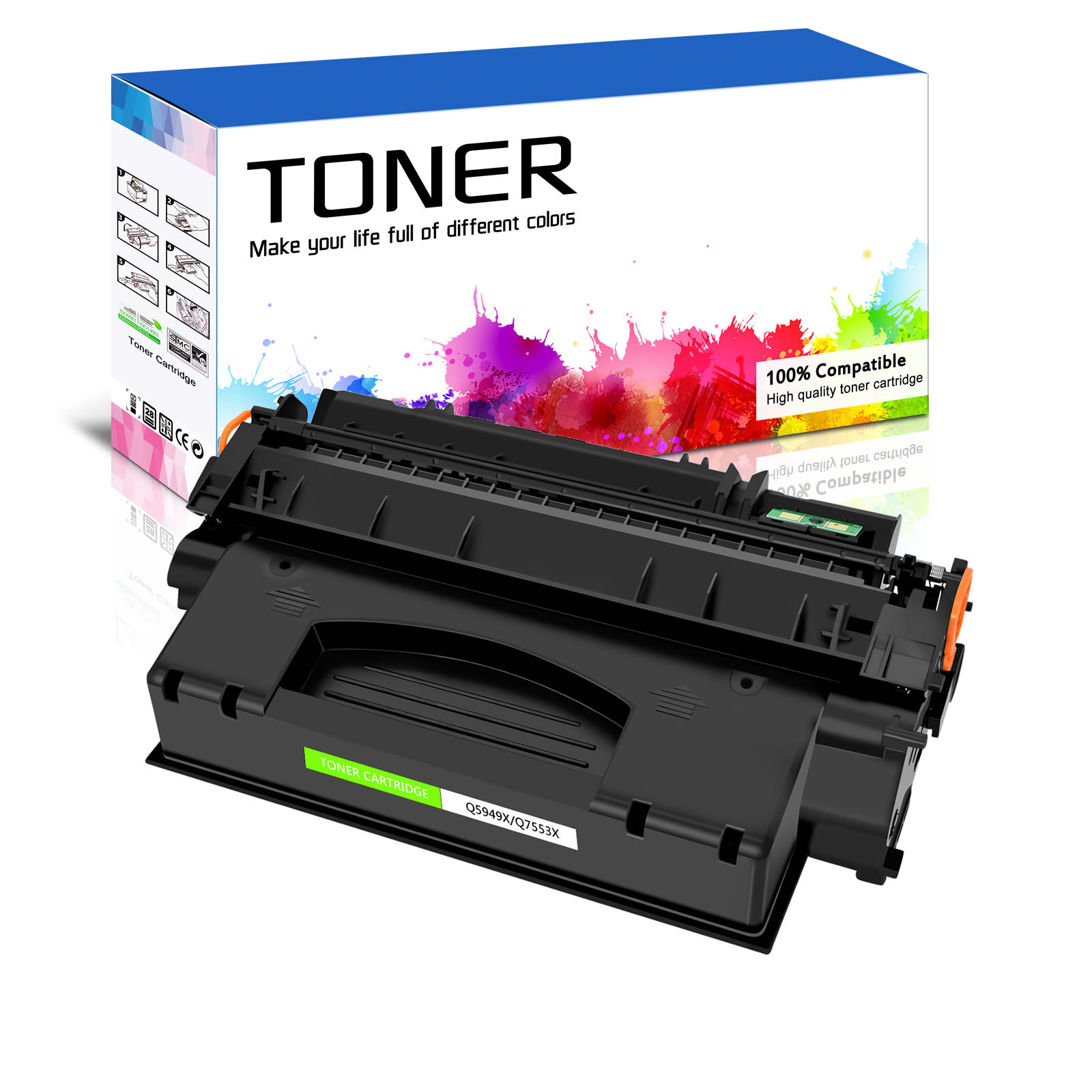Q7553X 53X Toner Cartridge For HP LaserJet P2015d P2015dn P2015x M2727NF MFP