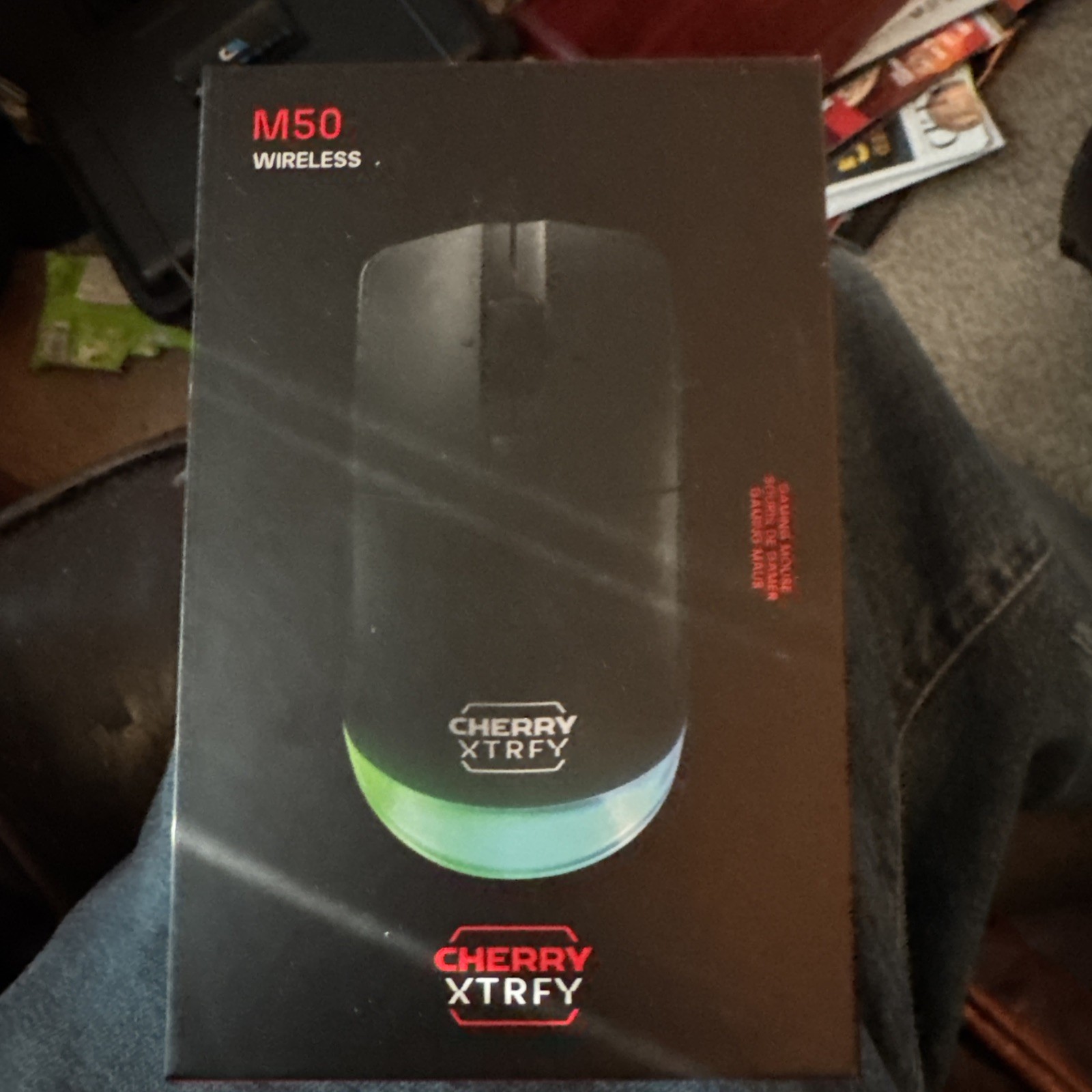 CHERRY XTRFY M50 Wireless Gaming Mouse Black New In Sealed Box
