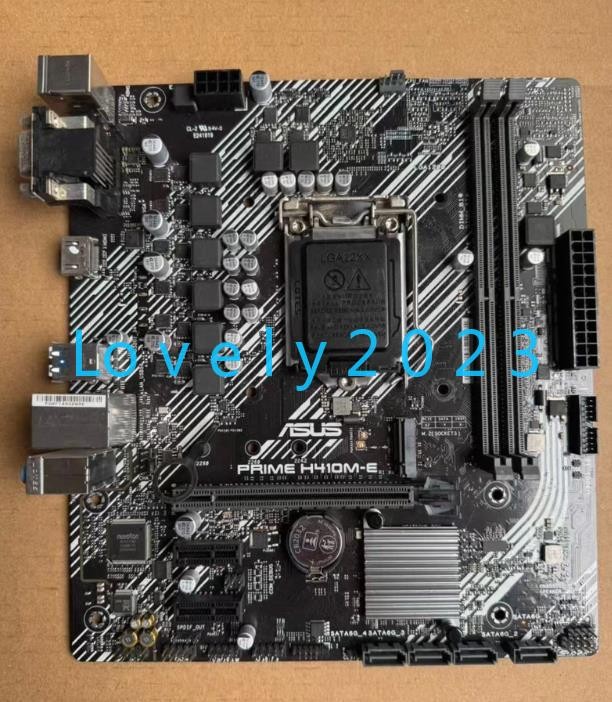 1pc used ASUS h410m-e motherboard