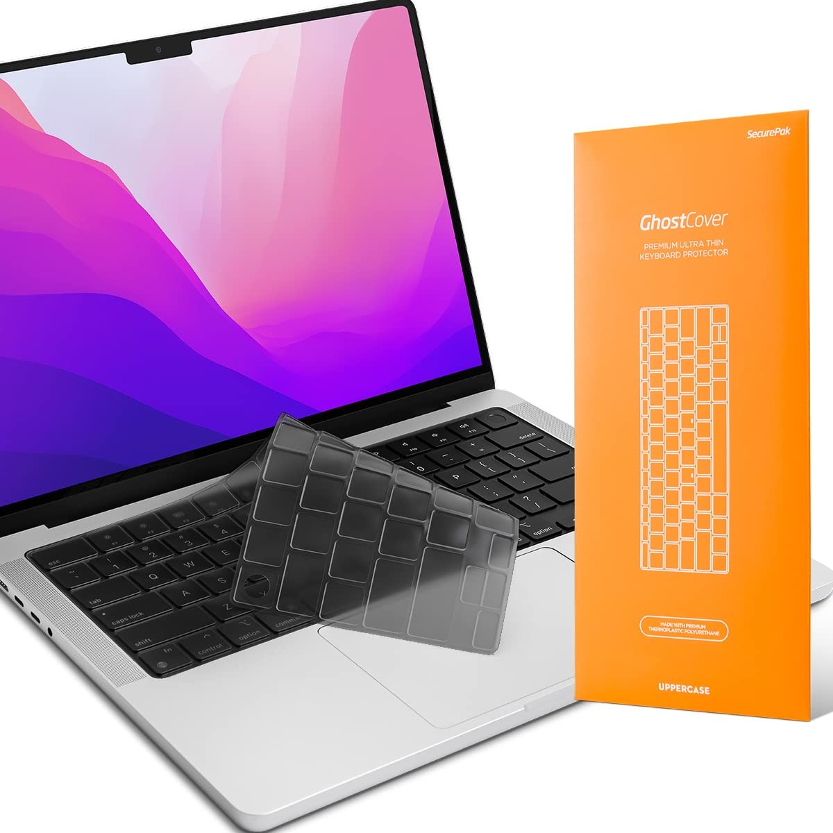 GhostCover Premium Ultra Thin Keyboard Protector, EU (ISO) Keyboard Layout