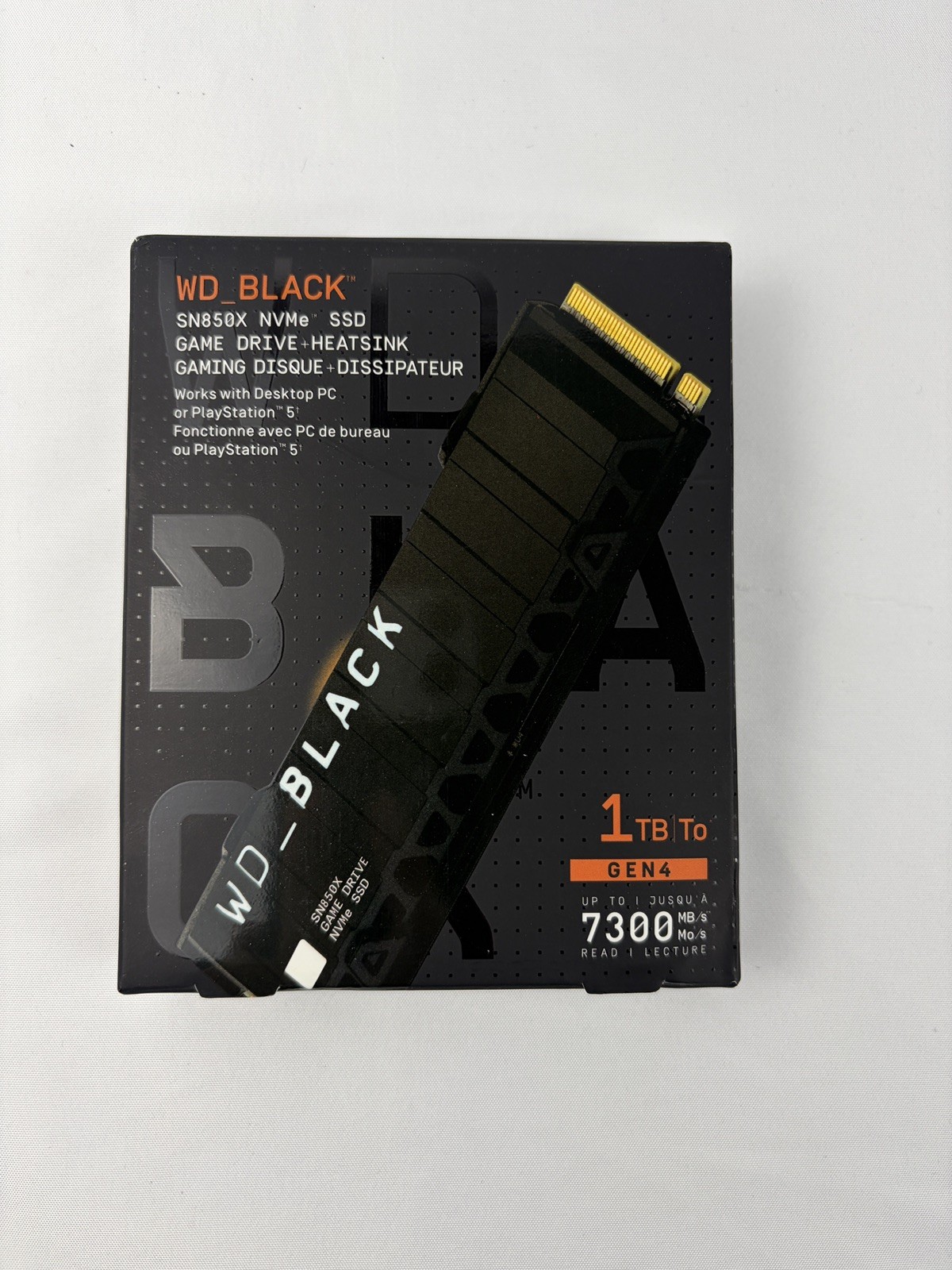 NEW WD_BLACK 1TB SN850X NVMe Internal Gaming Solid State Drive with Heatsink