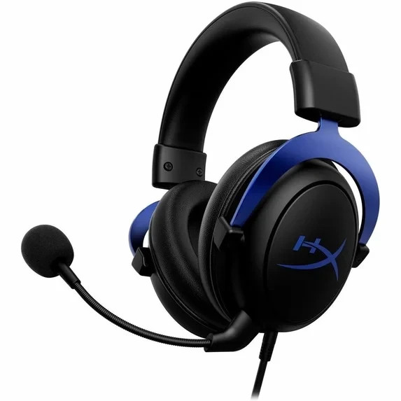 HyperX Cloud Gaming Headset Black Blue for PS5 PS4 PC Console 4P5H9AA