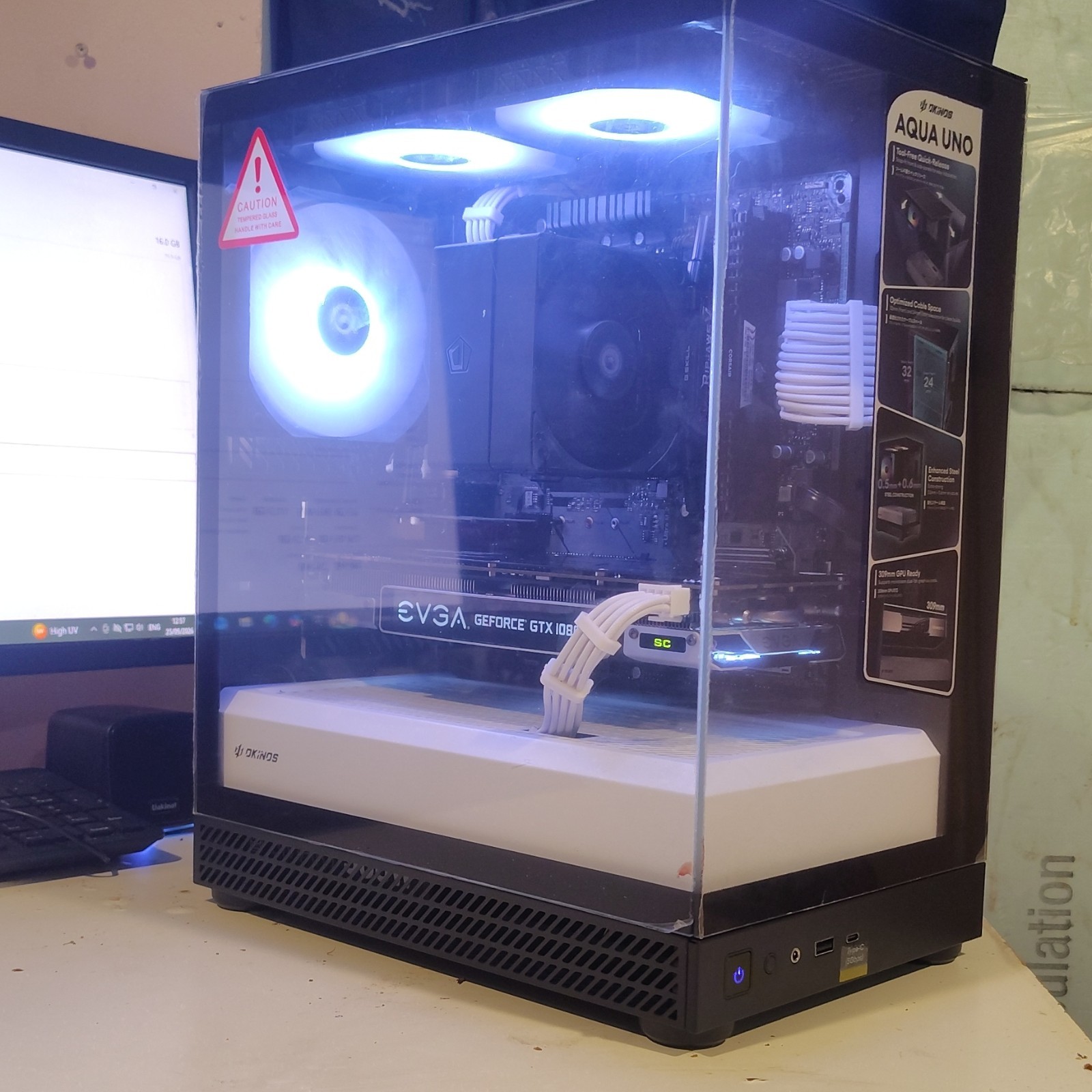 Panda Theme  Ryzen 3600/Gtx 1080  Gaming Pc Build 16gb Ddr4 512gb Storage