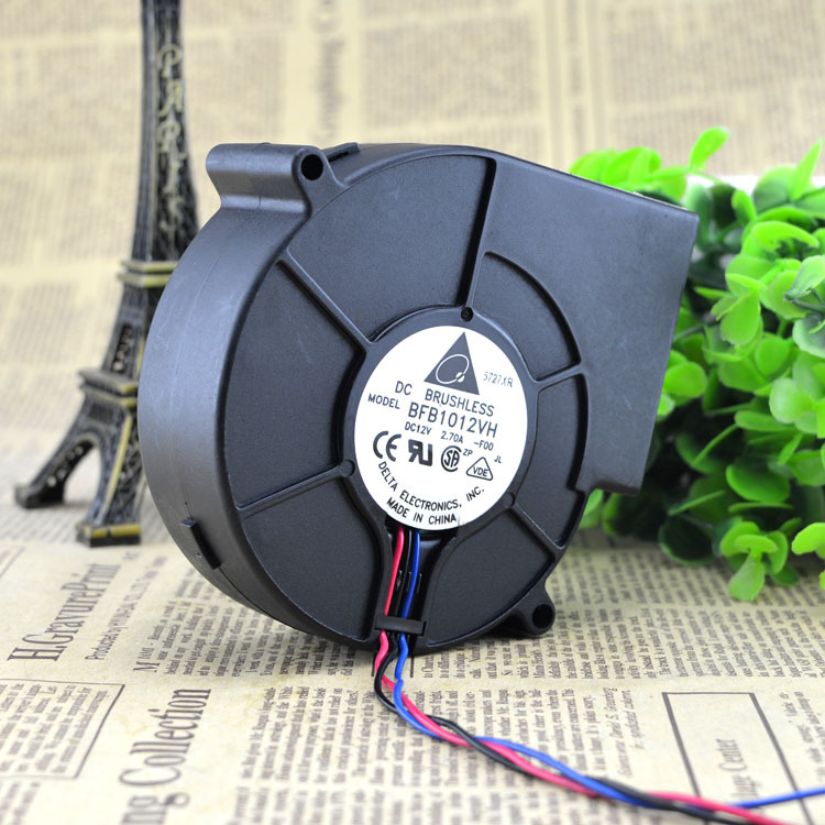 1PC 12V/2.7A Servers Robotics 35.73CFM   BFB1012VH Squirrel Cage Fans -