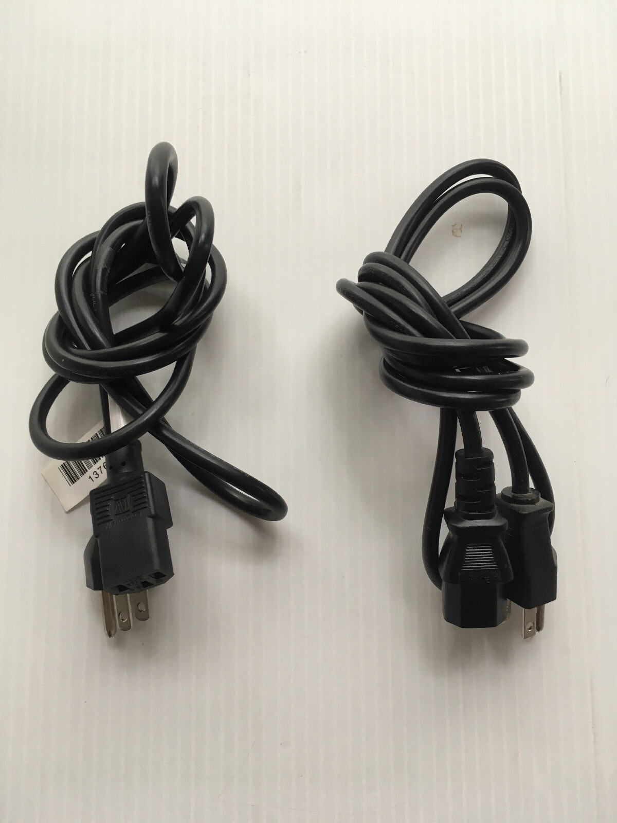(DY) Longwell E55349 LP-30B LS-13L Computer Monitor Power Cord 10A 125V LOT of 2