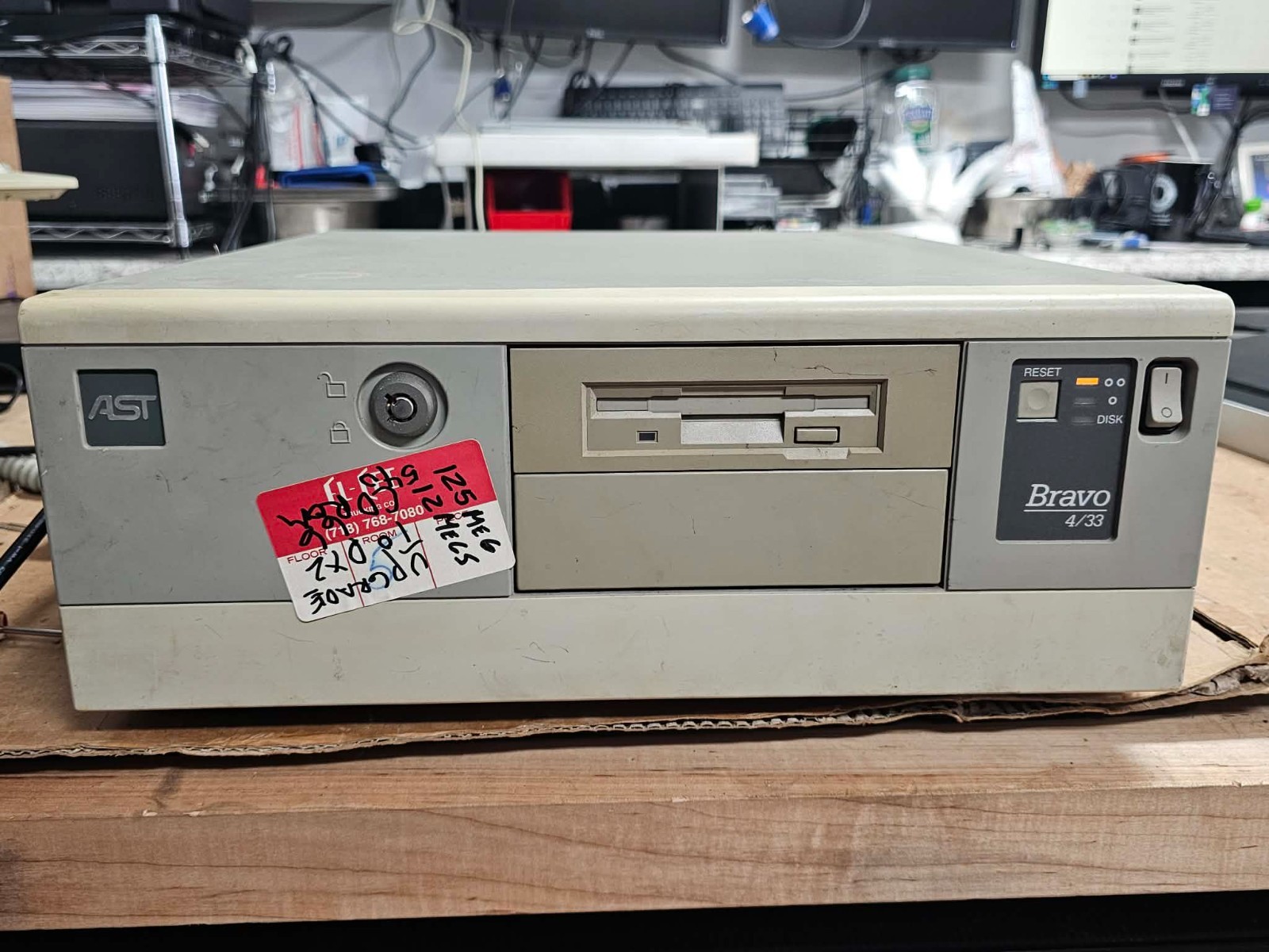 Vintage Retro Gaming AST Bravo LC 4/33 Desktop PC Intel 486 DX 33 CPU 8MB RAM #2