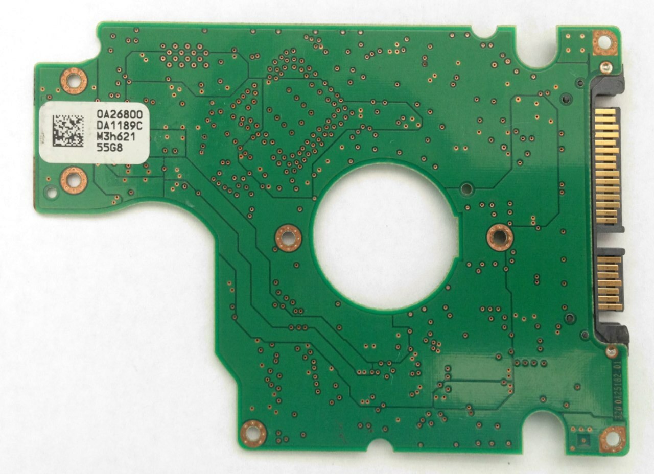 PCB HTS541010G9SA00 Hitachi P/N: 0A27490 MLC: DA1493 0A26800 DA1189C