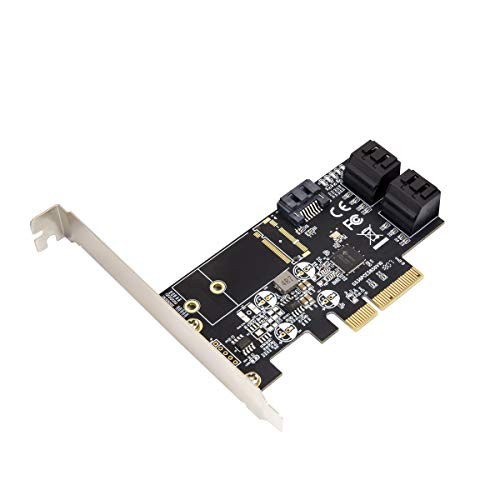 Syba SI-PEX40139 5 Port SATA III PCIe X4 Card Non-RAID
