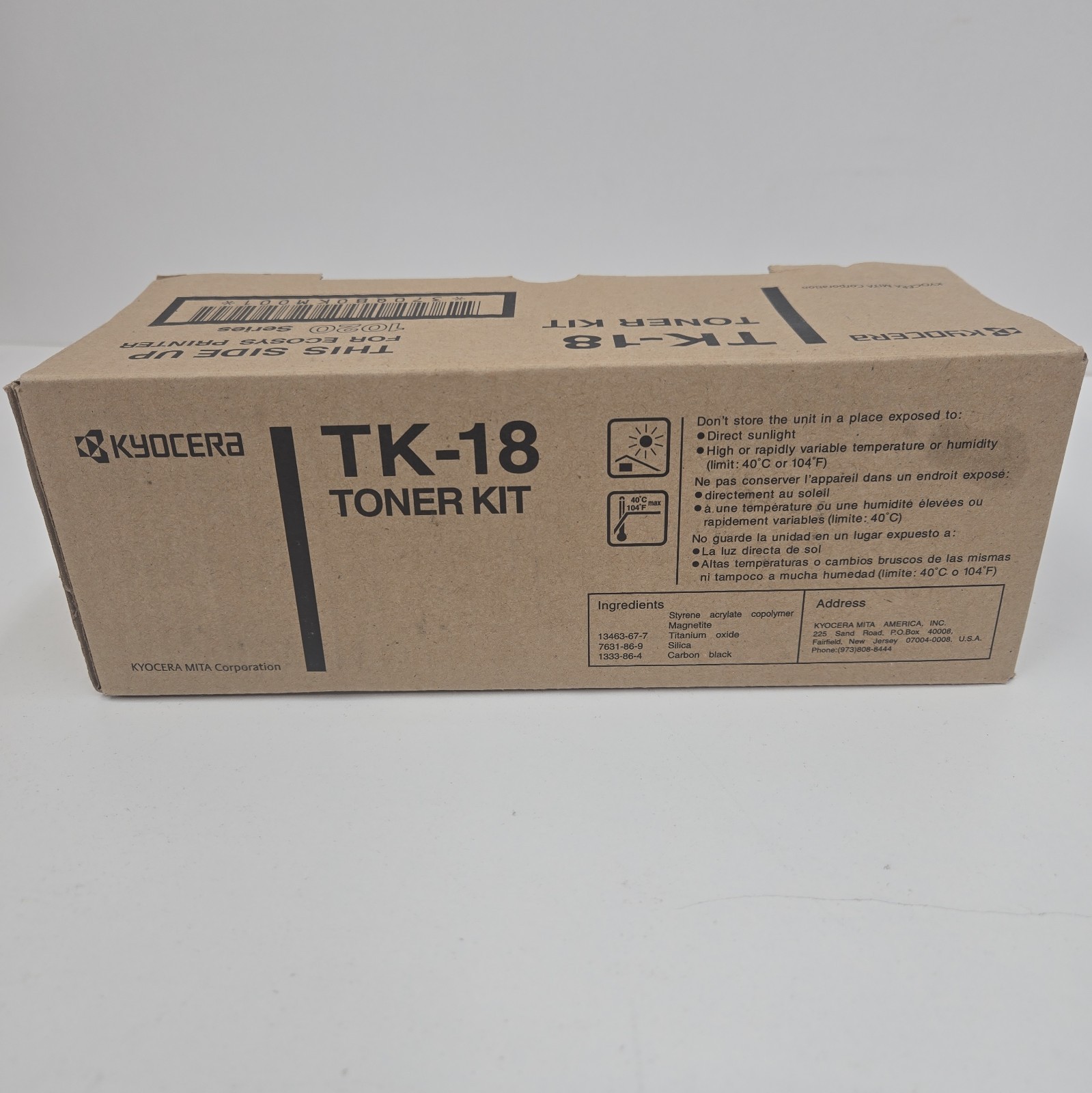Kyocera TK-18 Toner Kit For 1020 Series, New, OEM Genuine