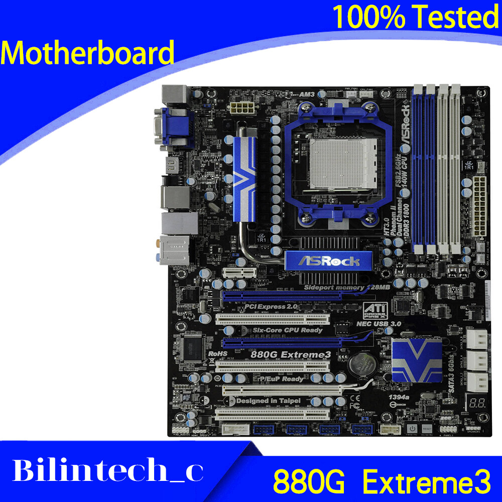 FOR ASRock 880G Extreme3 ​​Motherboard Supports DDR3 with USB3.0  DVI Port
