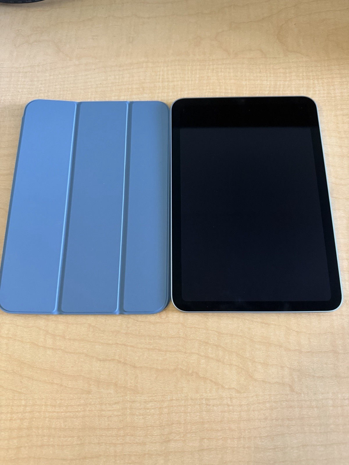 iPad mini 7th Generation (A17 Pro) 256GB - Blue (2024) With Apple Smart Folio