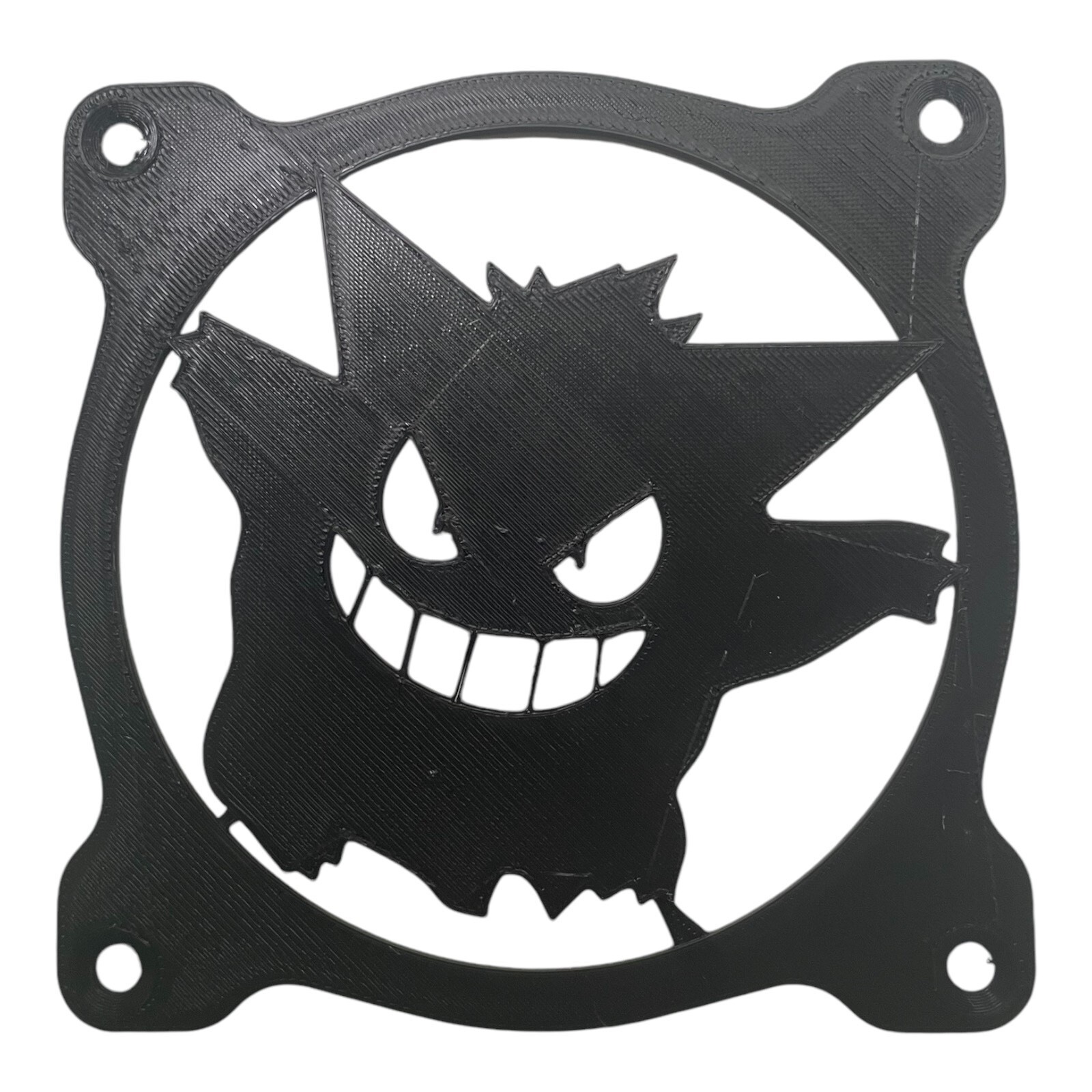 Gengar Pokemon PC Fan Grill. Cover Fan for Gamer Computer. Fan Grill Case.