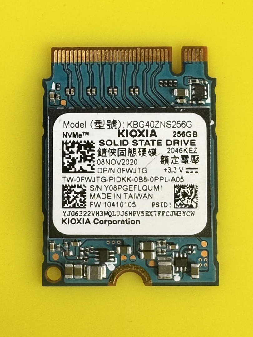 KIOXIA KBG40ZNS256G 2230 M.2 NVMe 256GB 0FWJTG FWJTG