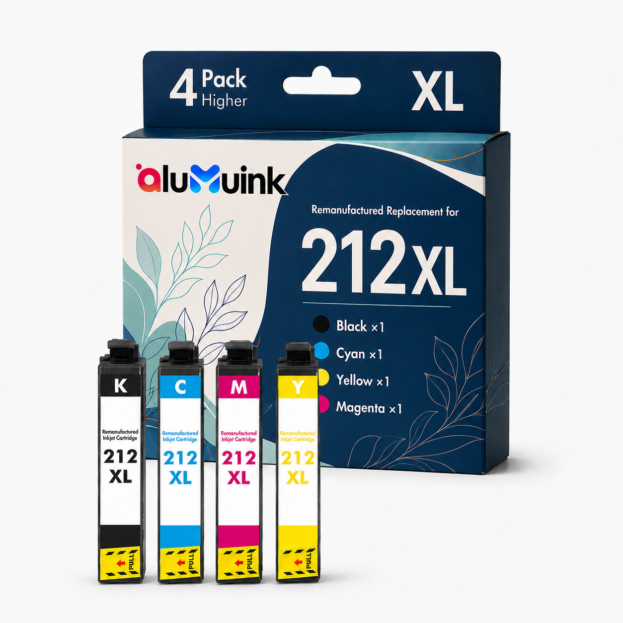 212XL T212XL Ink Cartridges replacement to WF-2830 WF-2850 XP-4100 4105 C/M/Y/B