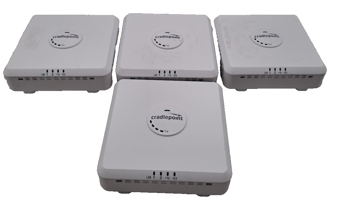 4X CradlePoint ARC CBA850 CAT 6 LTE PoE MC400LP6 GPS Broadband Router S4A452A