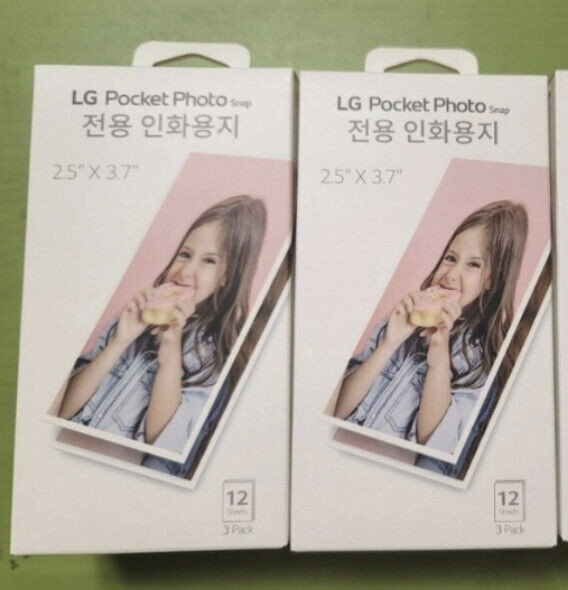LG Pocket Photo 72 Sheets PT3013 Zink 2.5x3.7" Ems/Usps for only LG Snap PC389