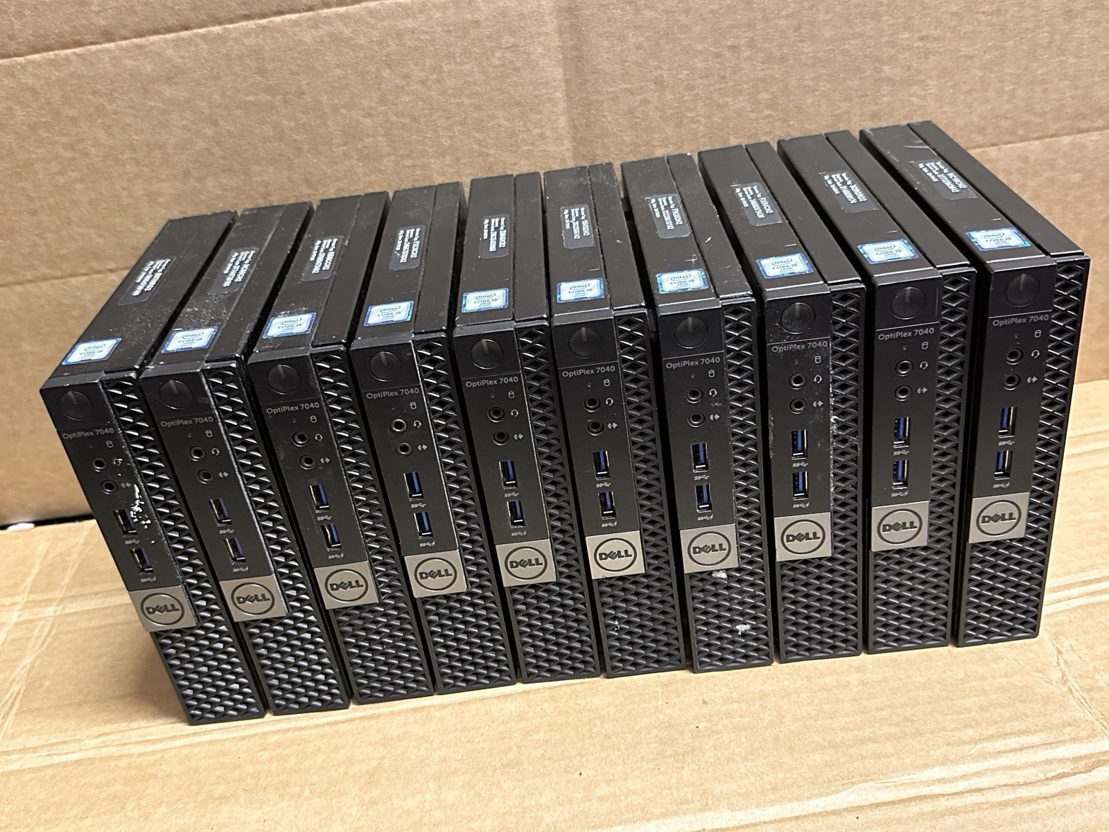 Lot of (10) Dell OptiPlex 7040 Micro i5 6th gen - No RAM - No SSD