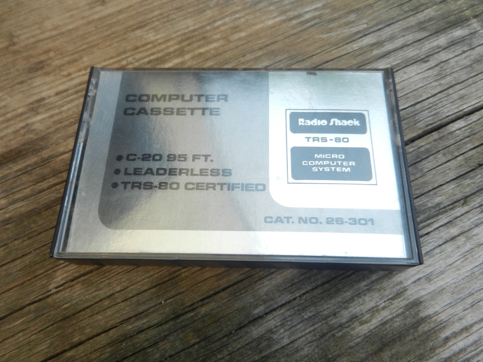 Vintage Radio Shack TRS-80 C-20 Computer Cassette Data Tapes -