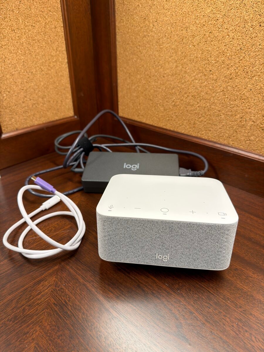 Logitech Logi Dock Off-white UC Dock + Speakerphone — Used Mint
