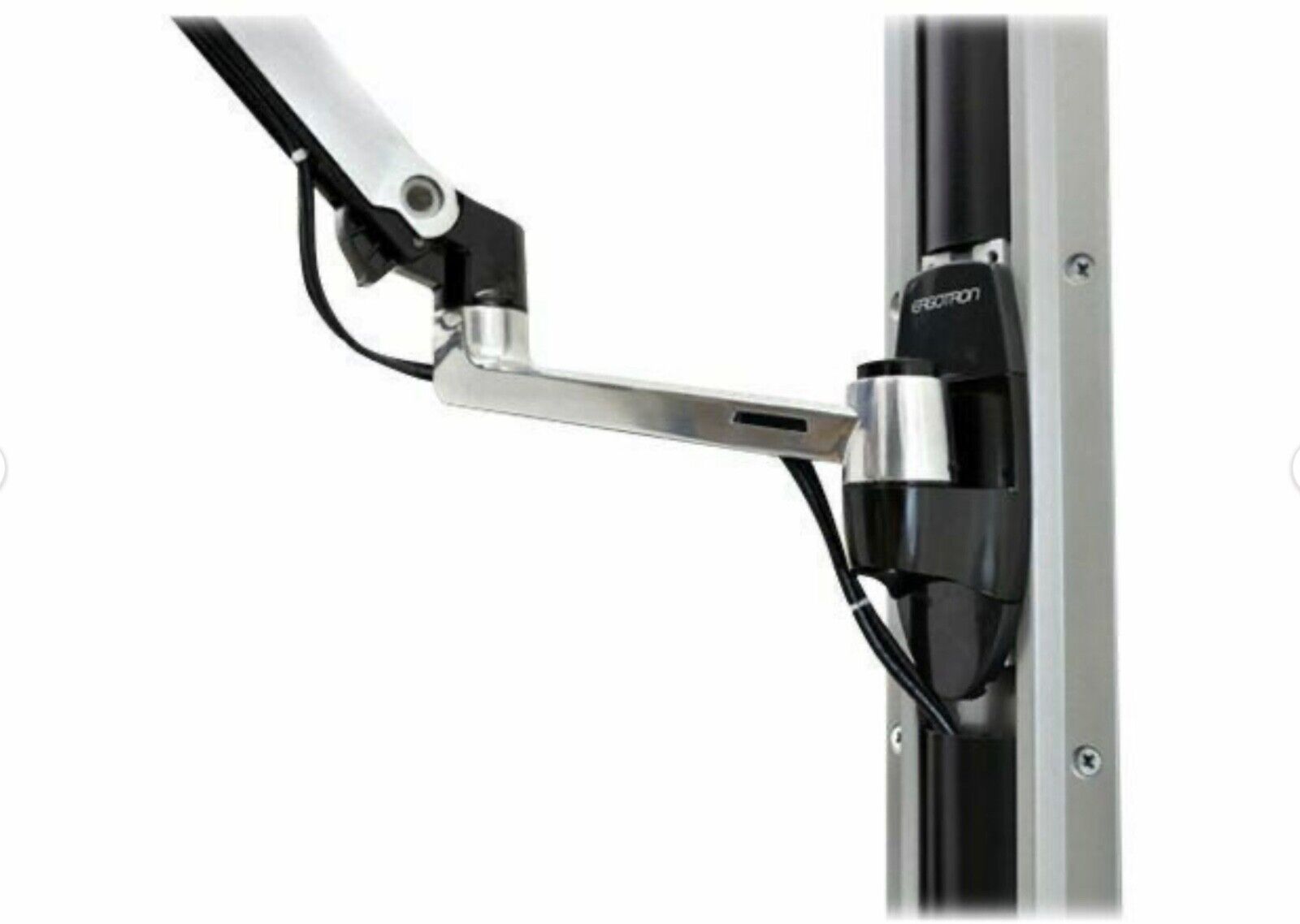 NEW Ergotron LX Premium Single Wall Mount Monitor Arm 45-243-026 Polished Alum