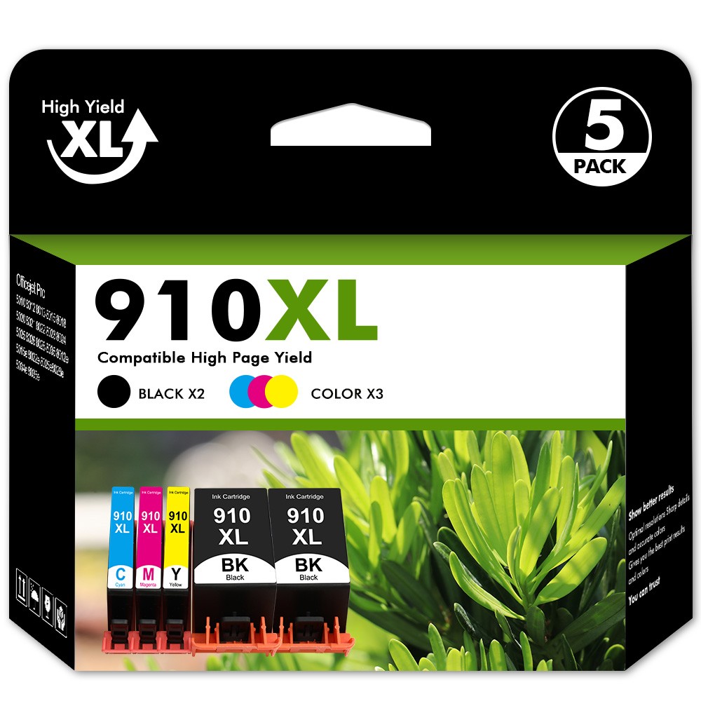 910XL Ink Cartridges W/Chip for HP OfficeJet Pro 8010 8015 8020 8022 8025 8028 