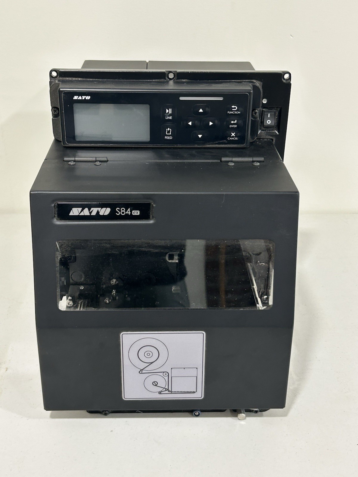 SATO S84-ex Print Engine Thermal Label Barcode Printer, Right Side