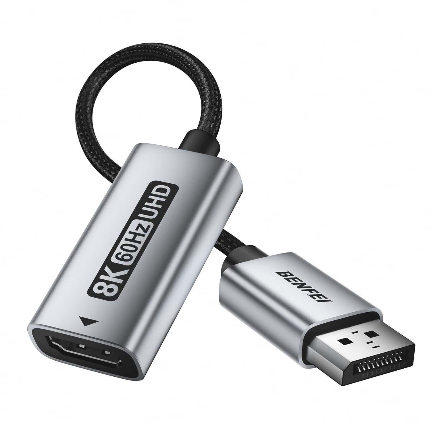 Displayport 1.4 to HDMI 2.1 Adapter 8K@60Hz/4K@240Hz/1080P@480Hz