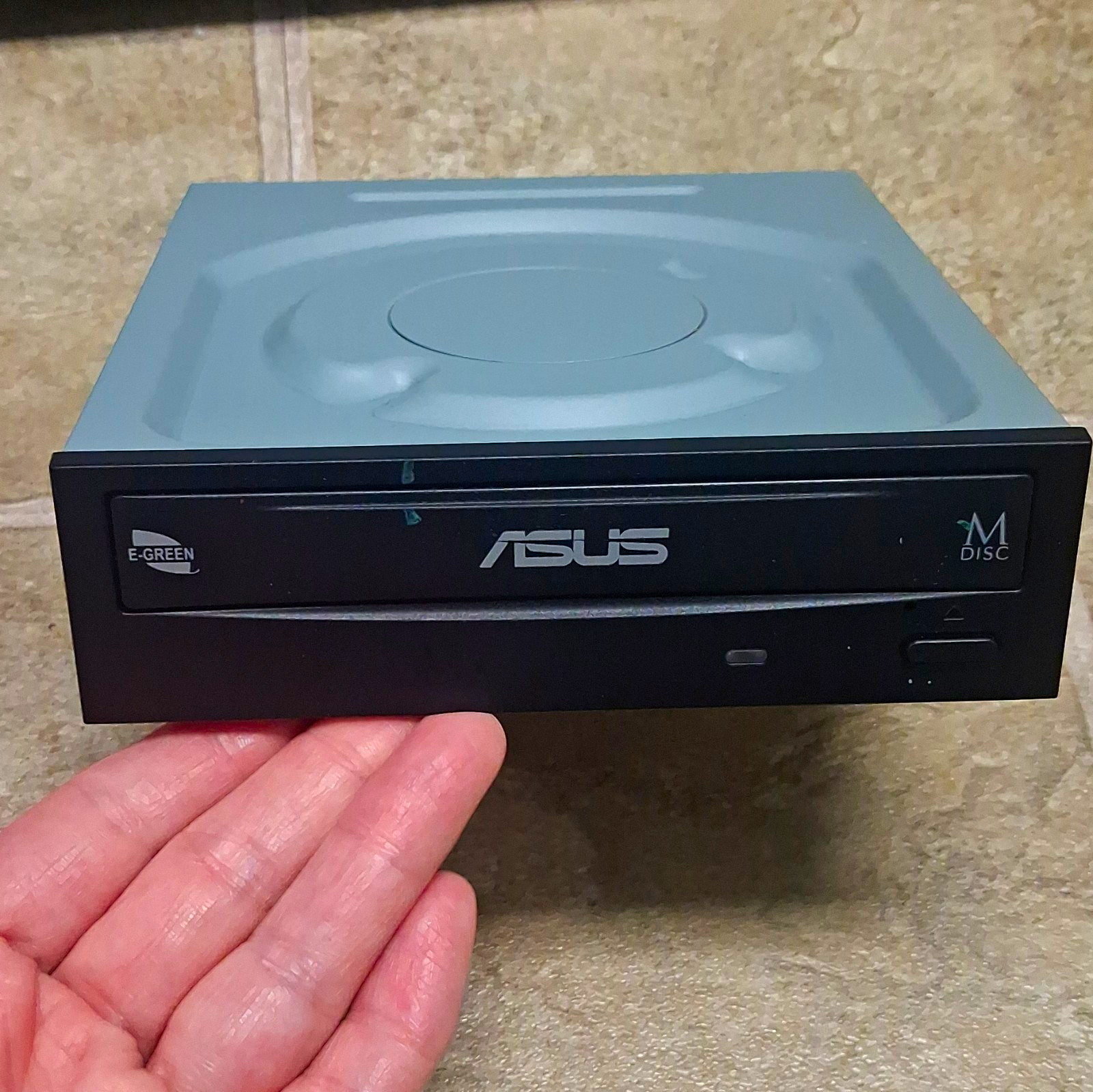 ASUS DRW-24B1ST SATA Internal 24X DVD/CD RW Drive M-DISC Black/Silver