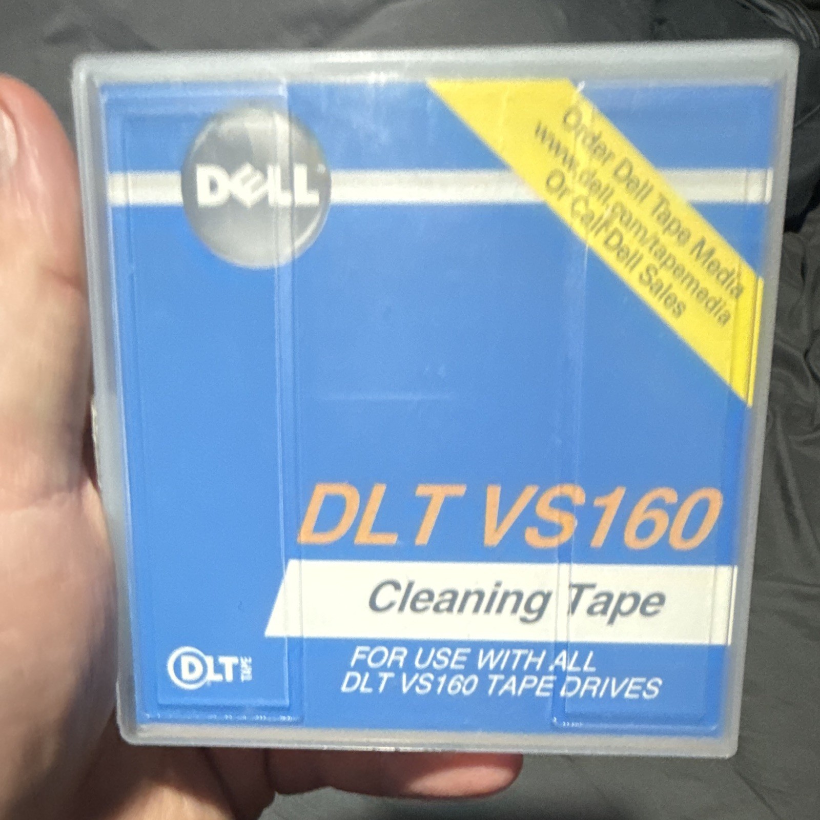 Dell DLT VS160 Cleaning Tape Cartridge 20 Uses MPN JP-0X0938-72235-68L-1050