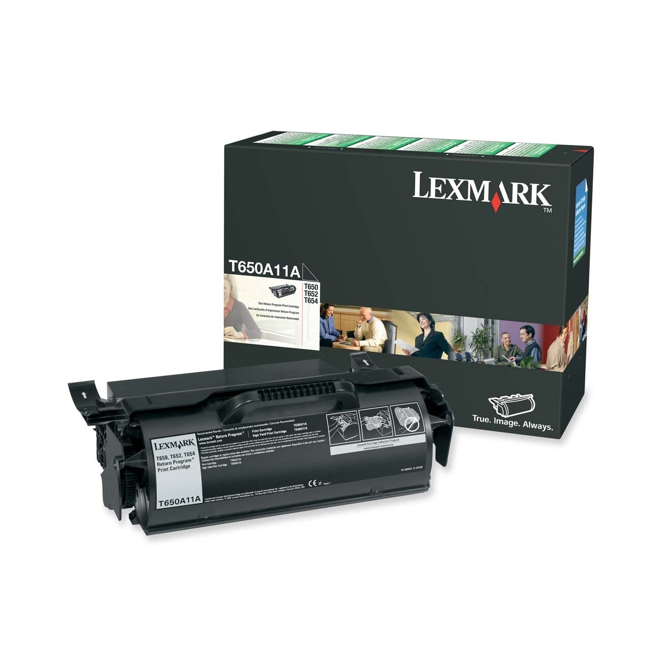 Original Lexmark T650A11A Black Toner. New Sealed Box, We Ship Fast
