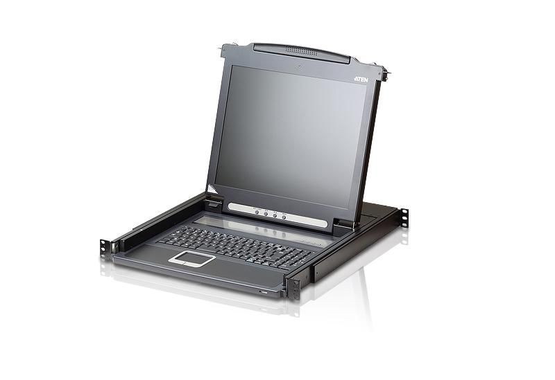 Aten W129413980 CL1000M-ATA-AG Slideaway console 17 LCD - English (USA) ~E~