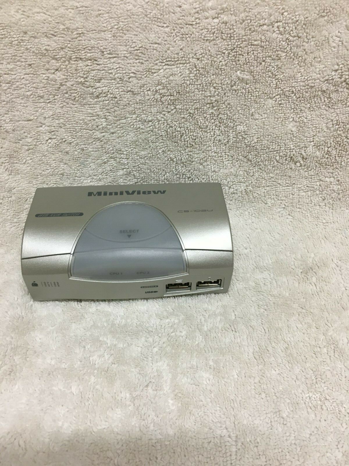 IOGEAR MINIVIEW 2 PORT MASTER VIEW USB KVM SWITCH CS-102U