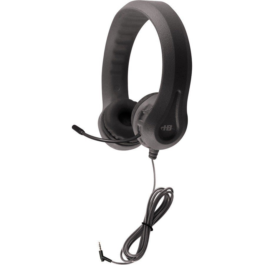 Hamilton Buhl Kid's Flex-Phones TRRS Headset with Microphone BLACK KFX2BLK