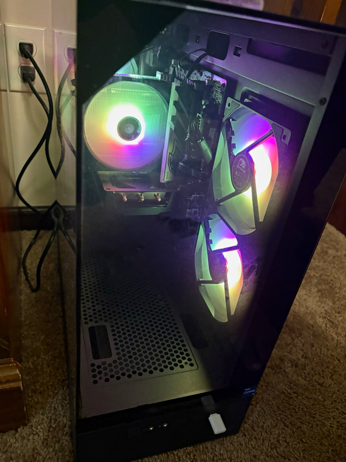iBUYPOWER Gaming Desktop PC Tower, Black, RGB Lighting, Tempered Glass