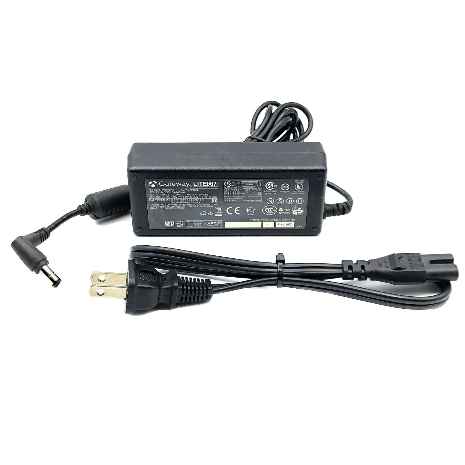 Genuine Liteon AC Adapter PA-1650-91 PA-1650-01 19V 3.42A 65W